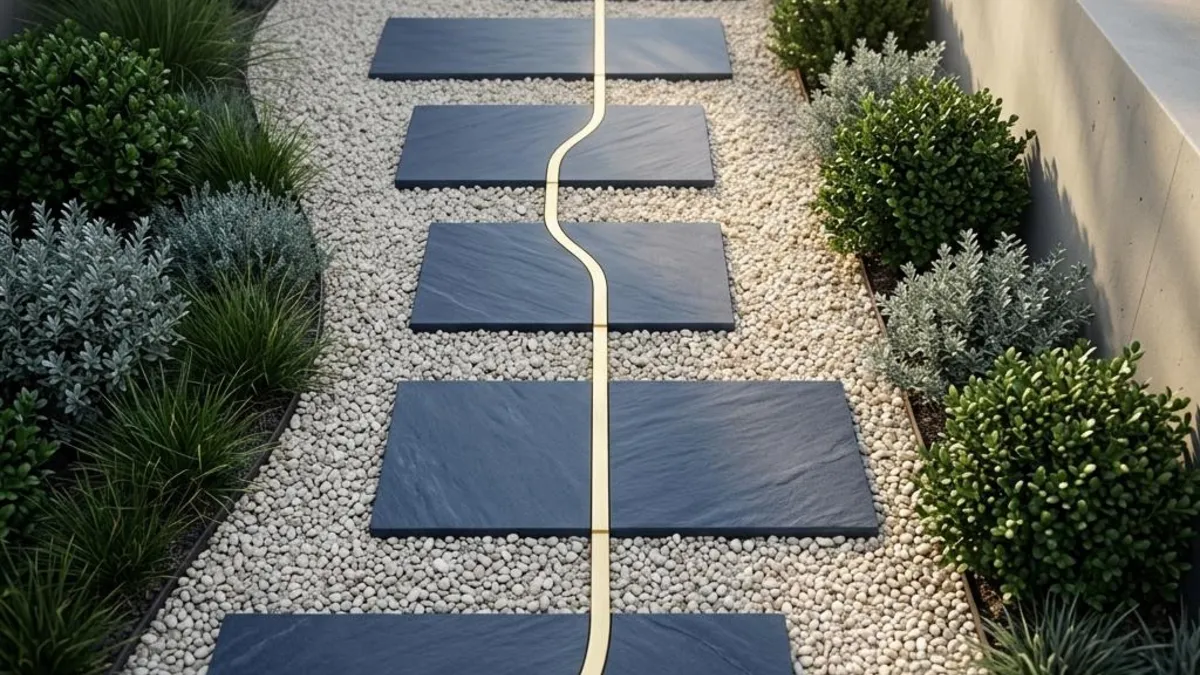 Dated paper cards arranged in a precise line across a wooden desk